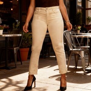 NYDJ cropped Women's Tan Jeans Curves 360